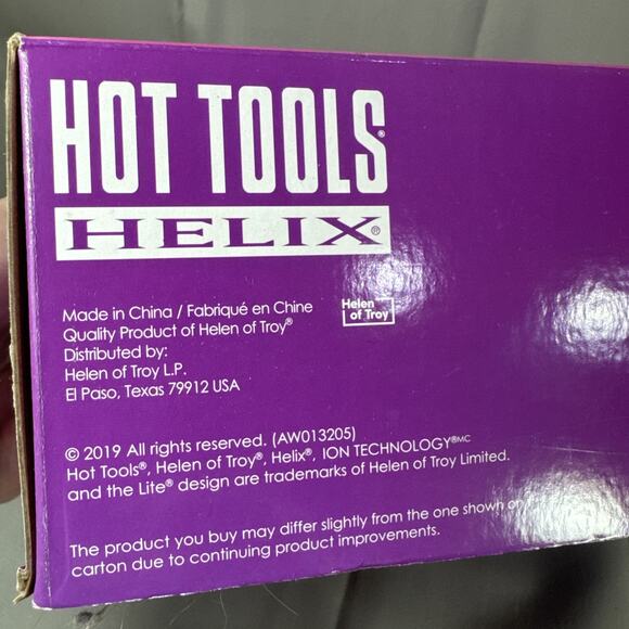 Hot Tools Helix Turbo Ionic Tourmaline Salon Dryer 1875w Purple 2019 Open Box * - Picture 6 of 8